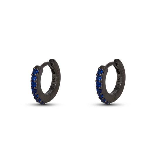 Orecchini Dilvdò Donna Hoop ring in Argento Zircone ORDLNBL - ORDLNBL